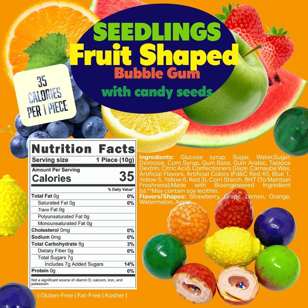 Amazon.com : SweetGourmet Assorted Fruit Shaped Gum Filled with